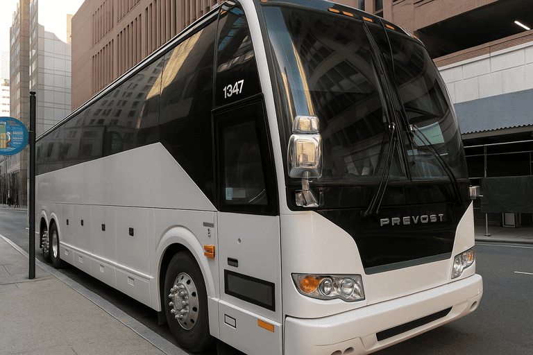 a Kirkland Coach Bus Service coach bus