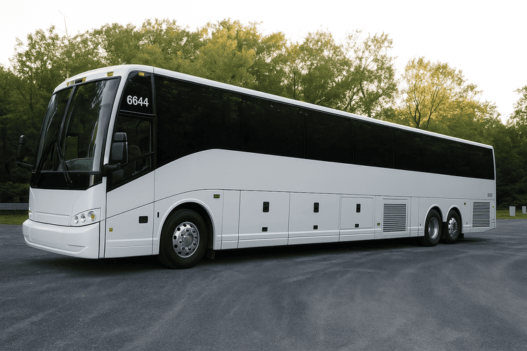 exterior of Kirkland Coach Bus Service coach bus