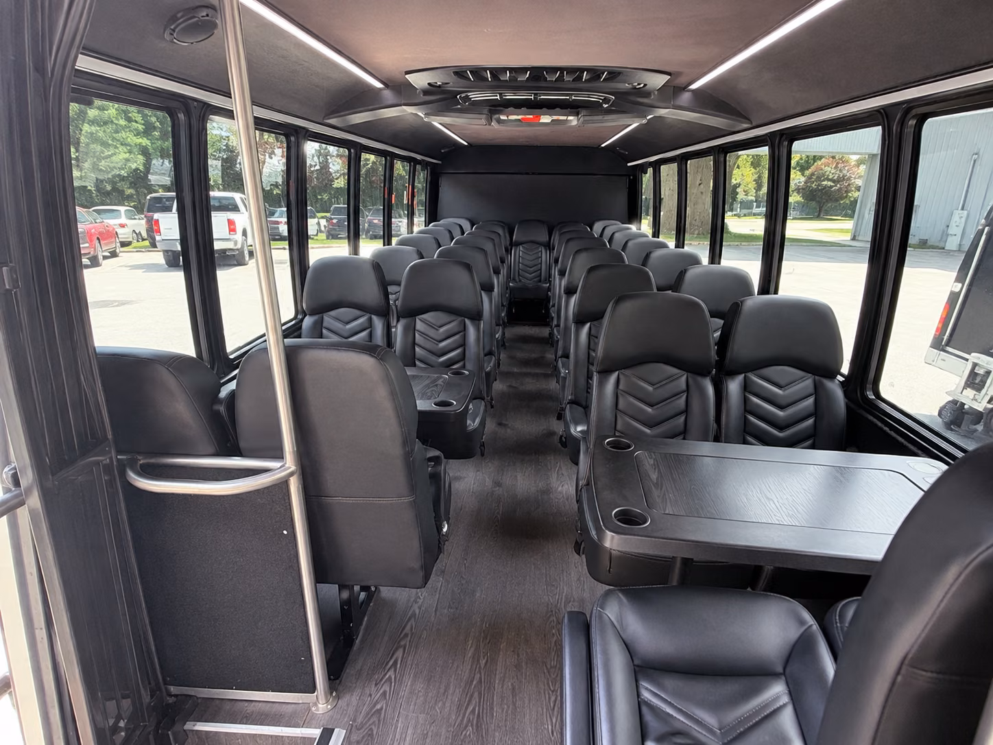 kirkland 18 passenger minibus interior