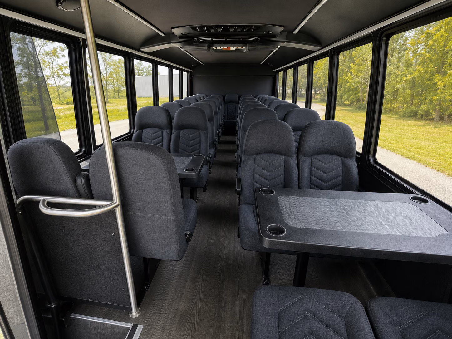 kirkland 20 passenger minibus inside
