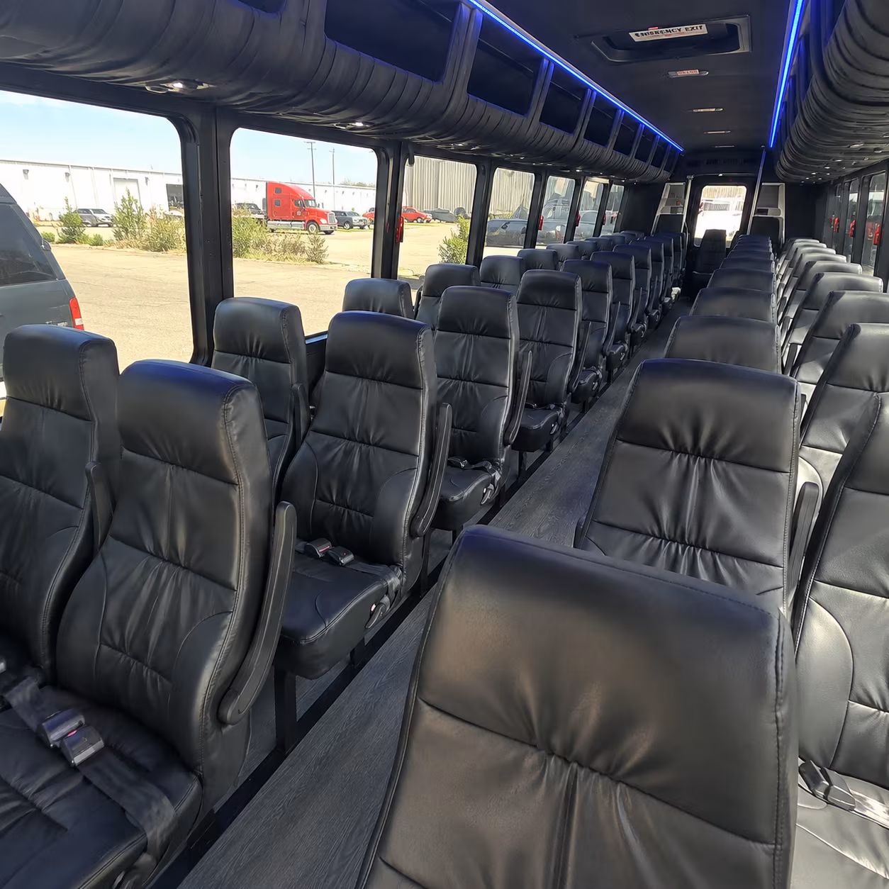 kirkland 25 passenger minibus interior