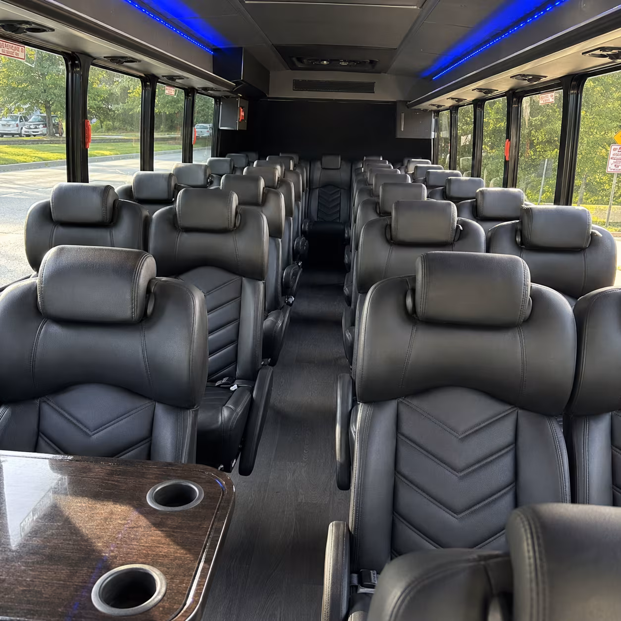 kirkland 28 passenger minibus inside