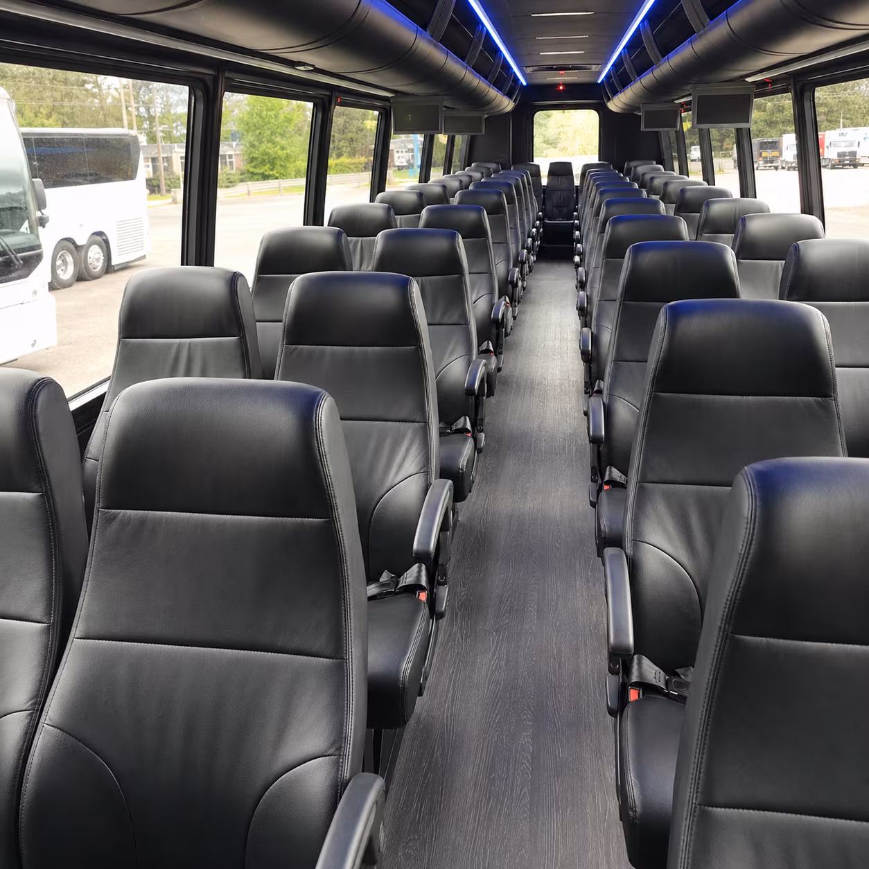 kirkland 28 passenger minibus interior