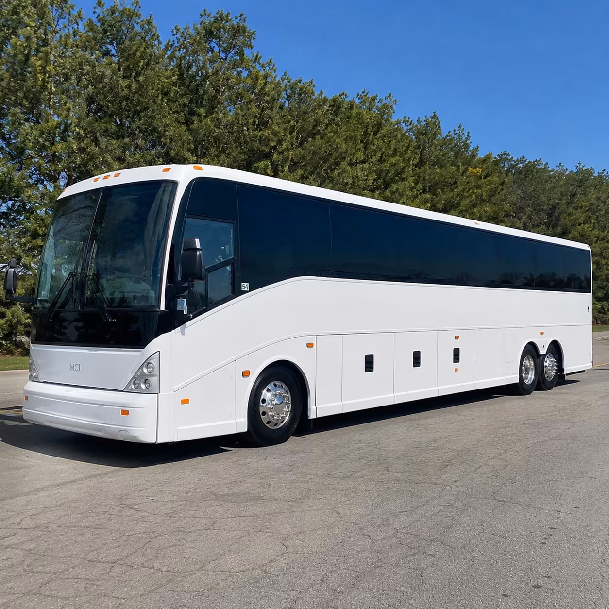 kirkland 56 passenger charter bus