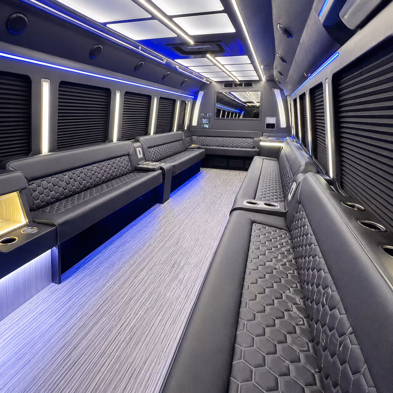 kirkland party bus rental interior