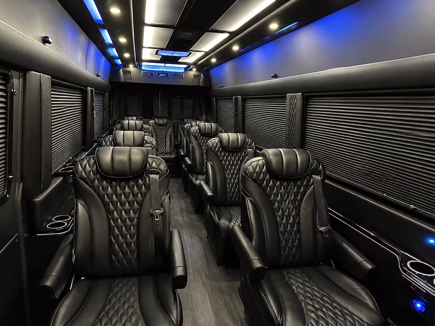 sprinter vans and minibuses for kirkland wedding party transportation